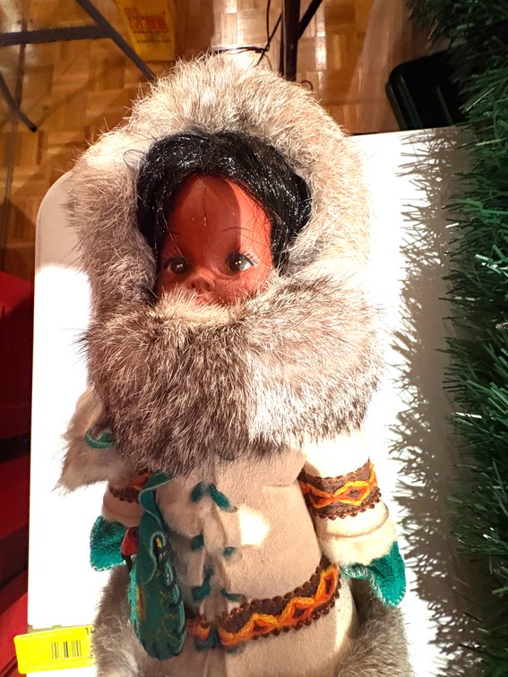 Zone 1-B- Inuit-Style Fur-Trimmed Doll