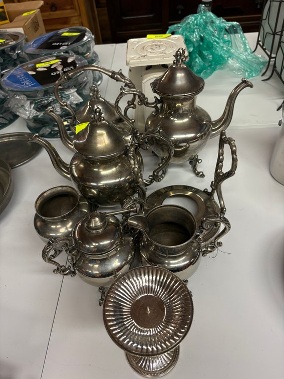 Zone 3-CG- Silverplated Hollowware & Tea Service