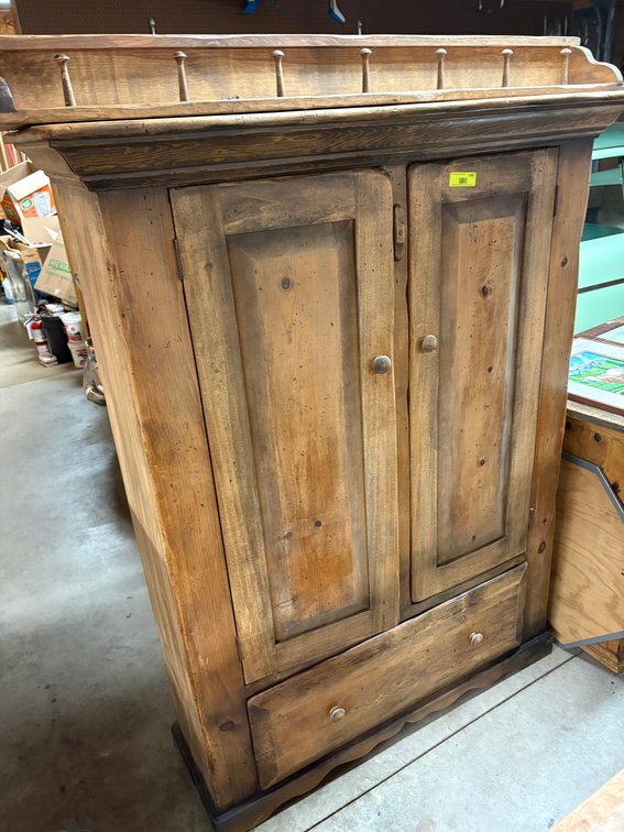Zone 3-CG- Rustic Wood Wardrobe Cabinet