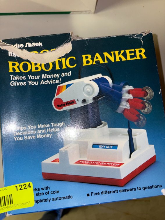 Zone 2-G- Radio Shack Robotic Banker