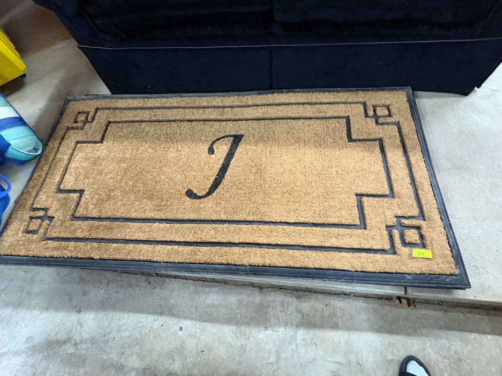 Zone 3-CG- (3) Monogram "J" Doormats
