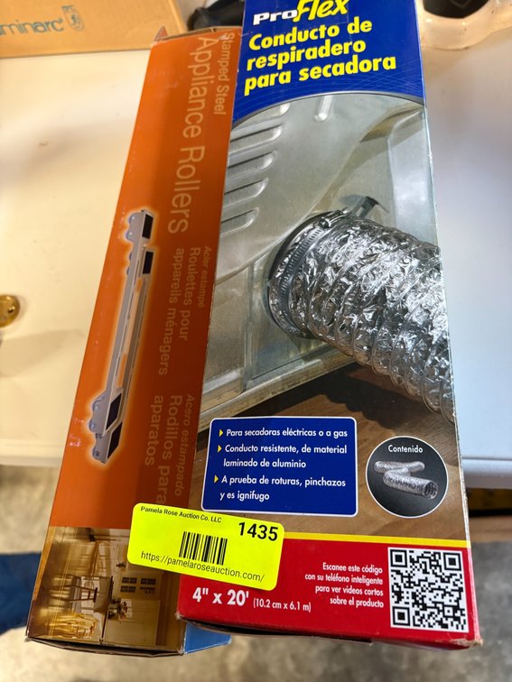 Zone 3-CG- Dryer Duct and Appliance Rollers