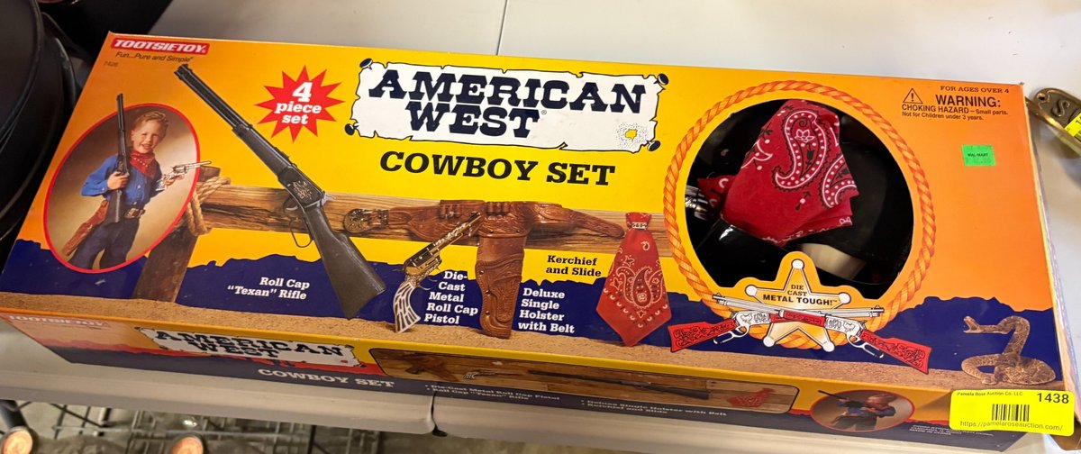 Zone 3-CG- Tootsietoy American West Cowboy Set