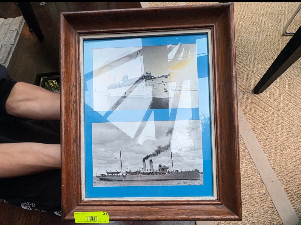 Zone 1-A- Framed Ship Photographs