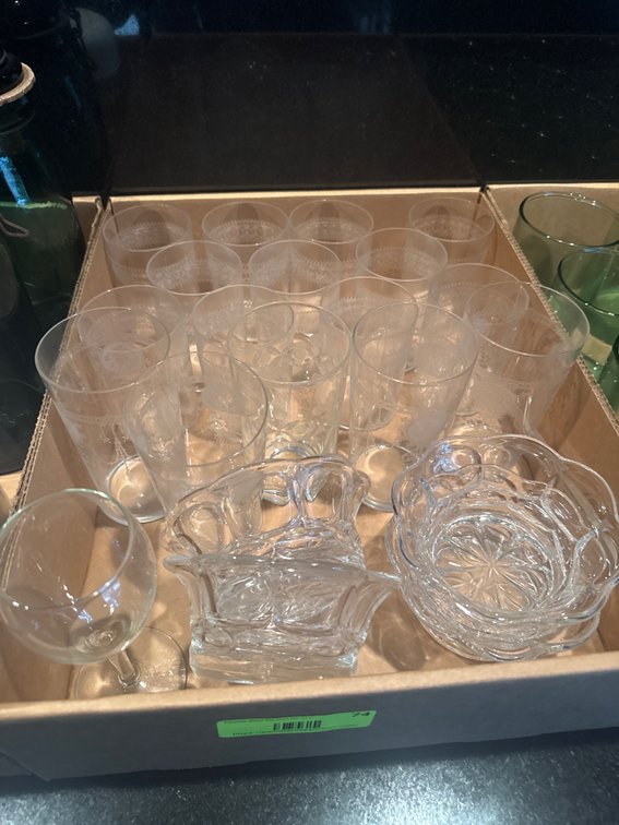 Zone 1-BK- Glass Tableware