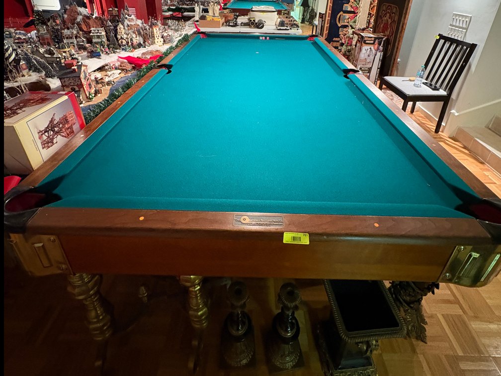 Zone 1-The National Billiard Mfg Co Pool Table