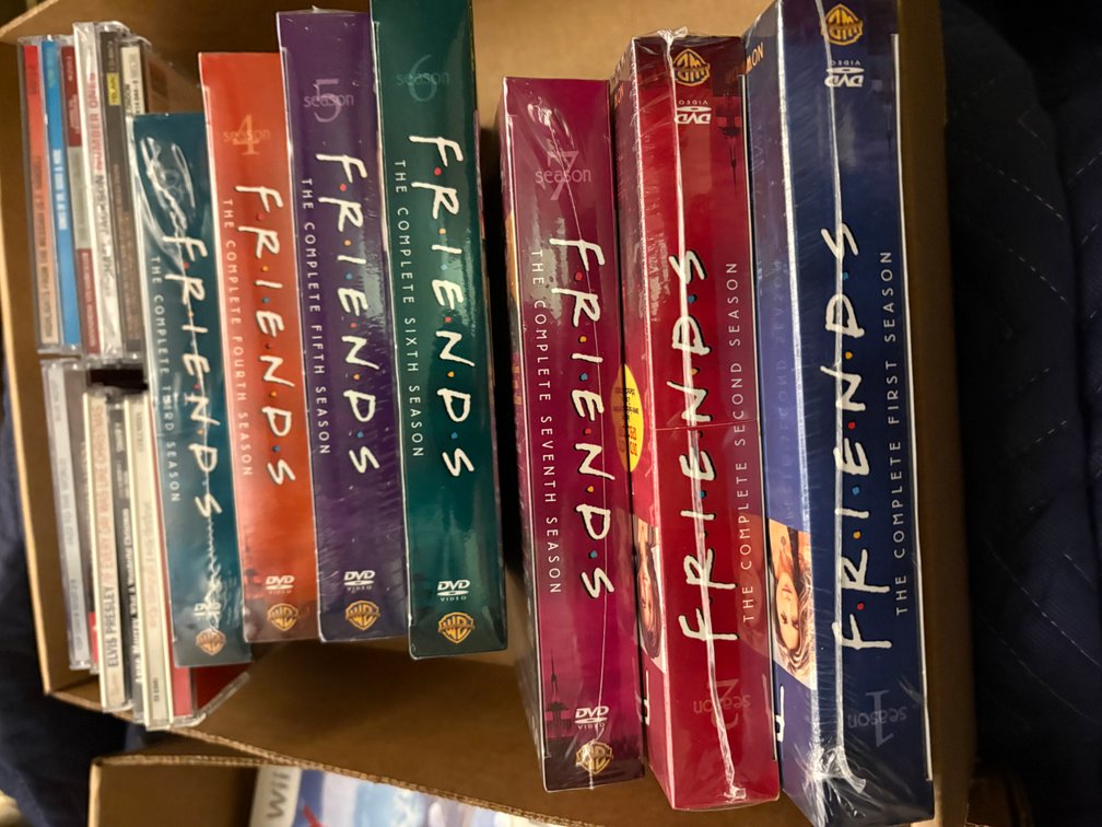 Zone 3-CUP- Friends DVD Box Sets and Audio CDs