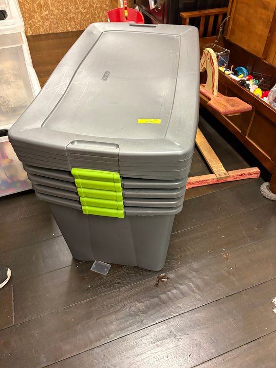 Zone 3-CUP- Sterilite Plastic Storage Totes