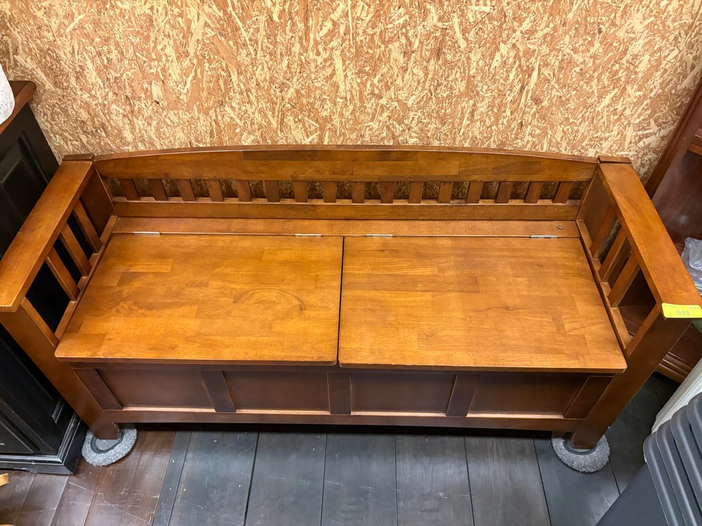 Zone 3-CUP- Wood Storage Bench with Toys and Books