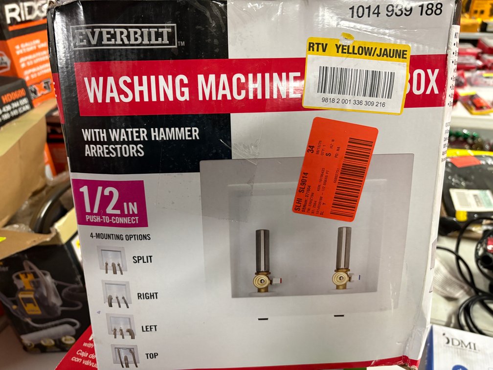 Everbilt Washing Machine Box