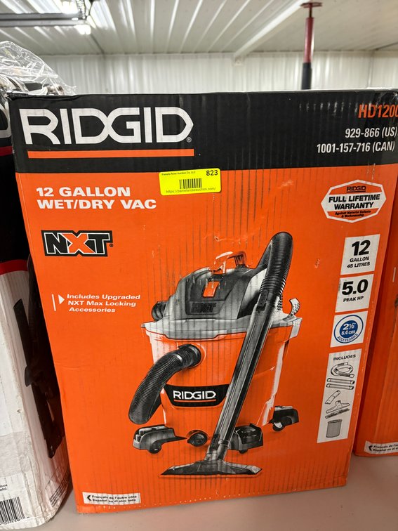RIDGID 12-Gallon Wet/Dry Vac