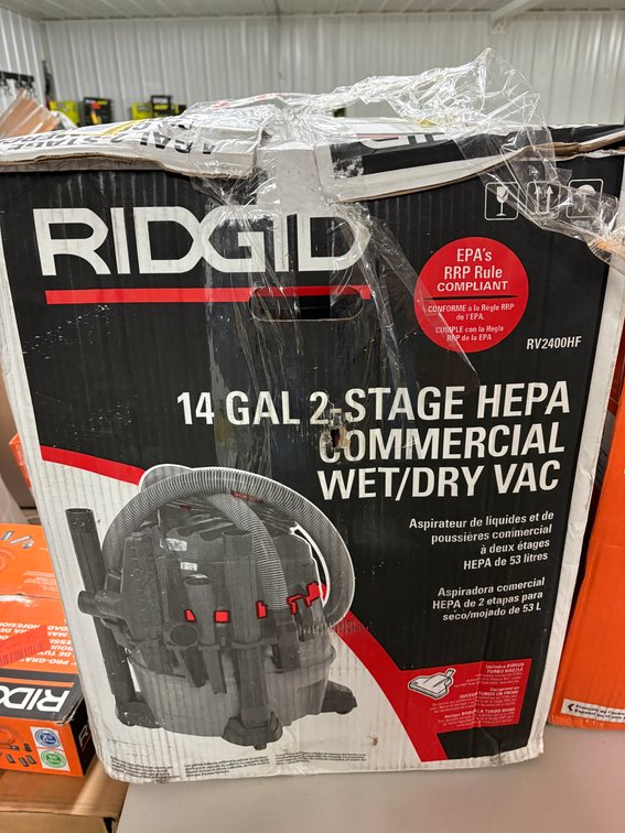 RIDGID 14 Gal HEPA Wet/Dry Vac