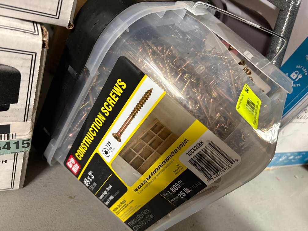 Grip-Rite #9 x 3" Construction Screws