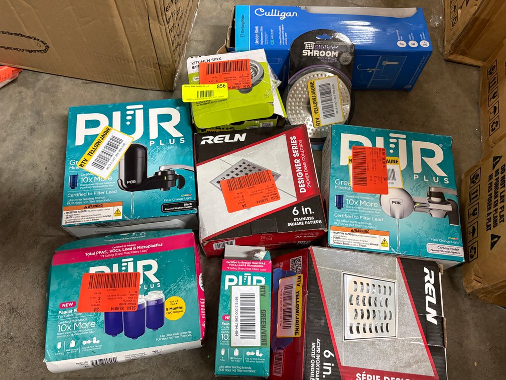Plumbing and Water Filtration Items