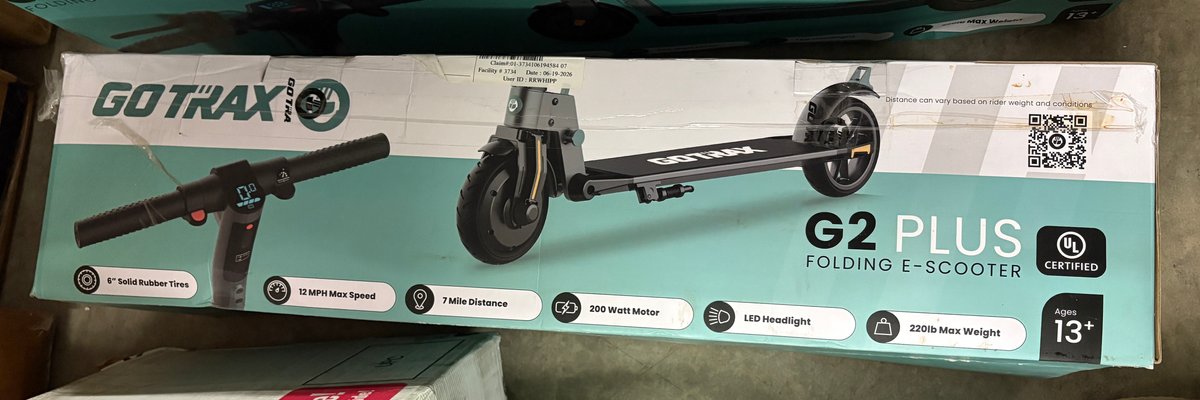 Gotrax Folding Electric Scooter G2 Plus