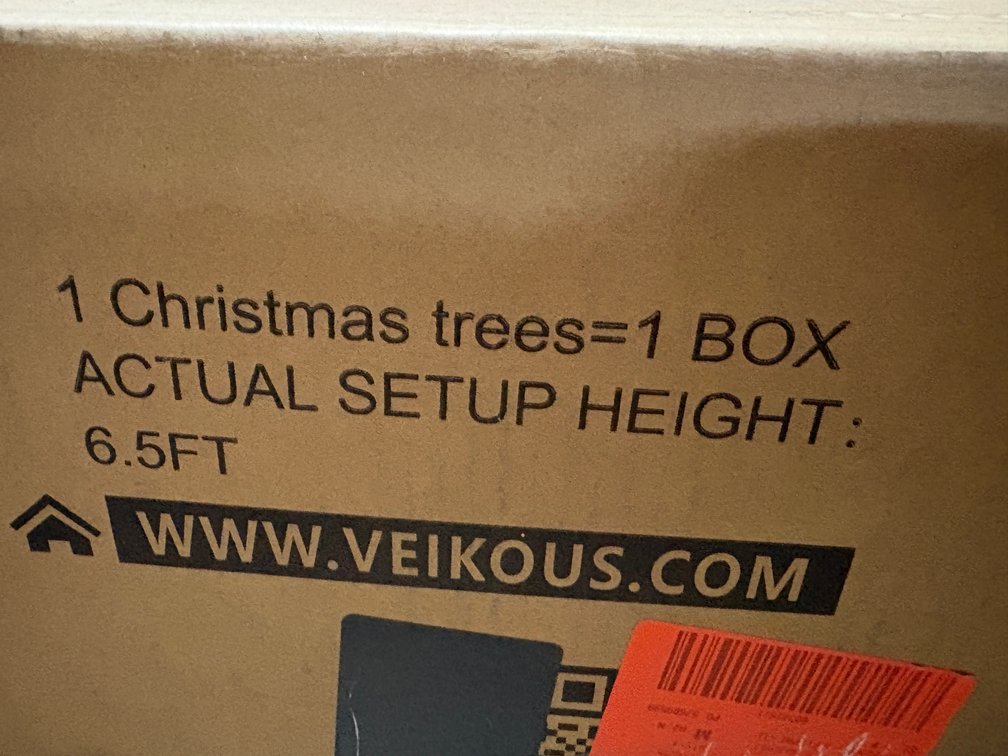 Veikous 6.5 ft Christmas Tree