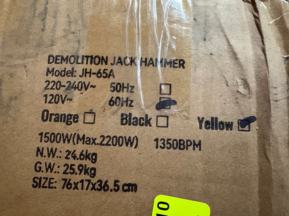 VEVOR Demolition Jack Hammer 120V JH-65A