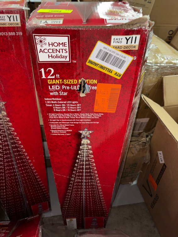 Home Accents Holiday 12 ft Cone Tree