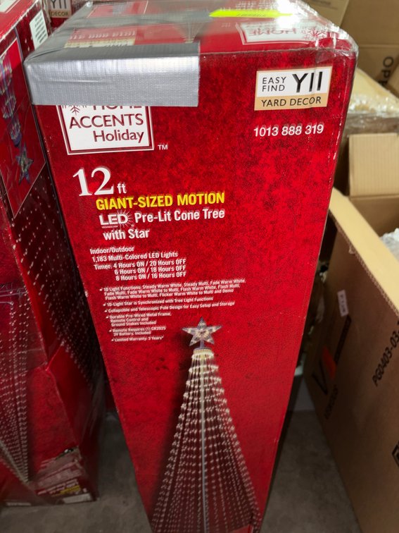 Home Accents Holiday 12 ft Cone Tree