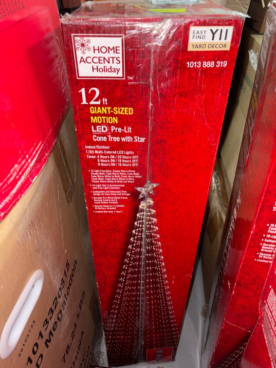 Home Accents Holiday 12 ft Cone Tree