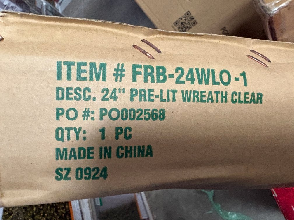 National Tree Company Pre-Lit Wreath