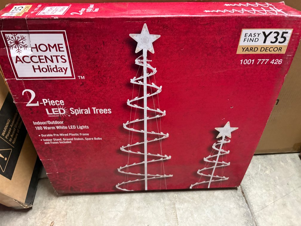 Home Accents Led Spiral Trees