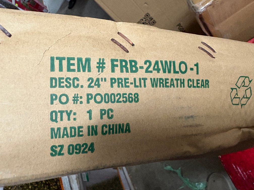 National Tree Company Pre-Lit Wreath