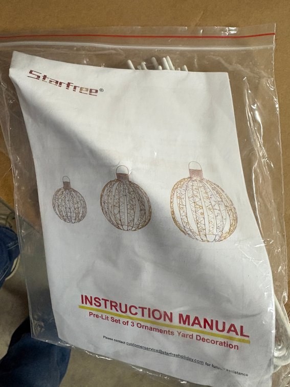 Starfree Pre-Lit Yard Ornaments