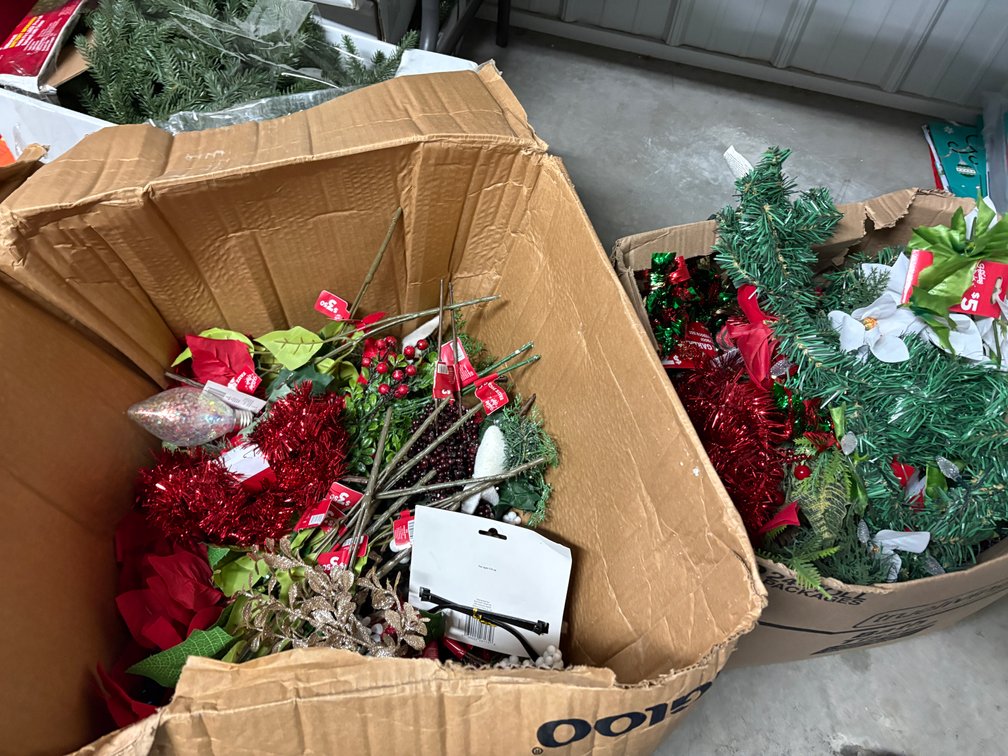 Faux Floral Arrangements & Garland