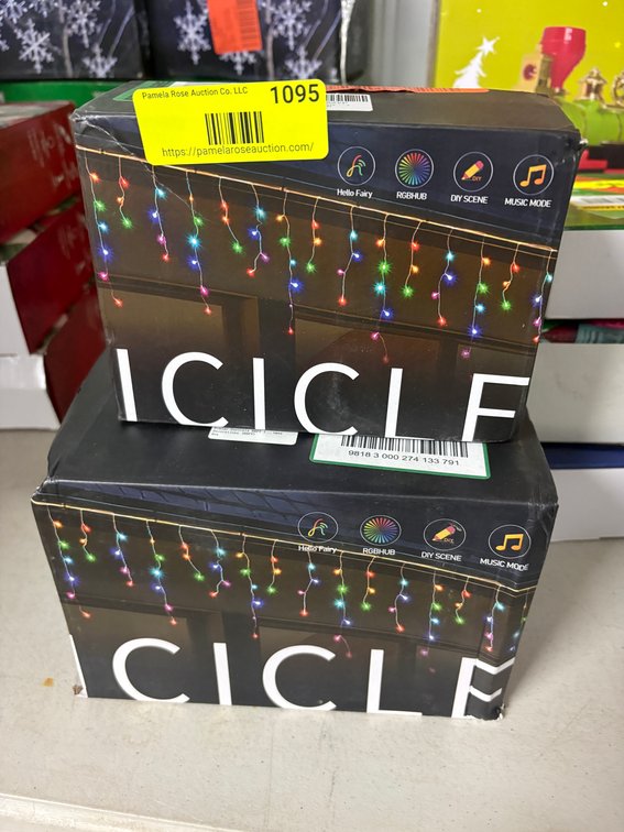 (2) Icicle String Lights