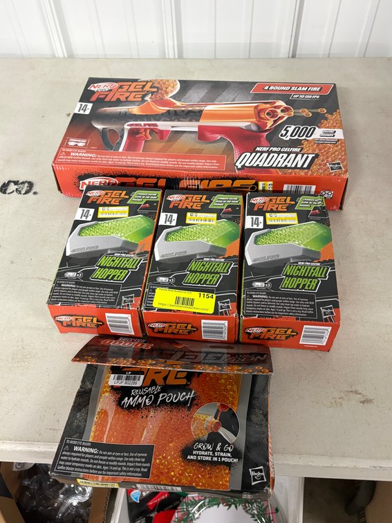 Nerf Pro Gelfire Blaster & Accessories