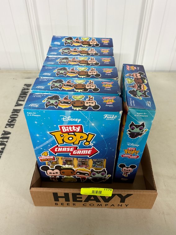(7) Disney Bitty Pop Chase Games
