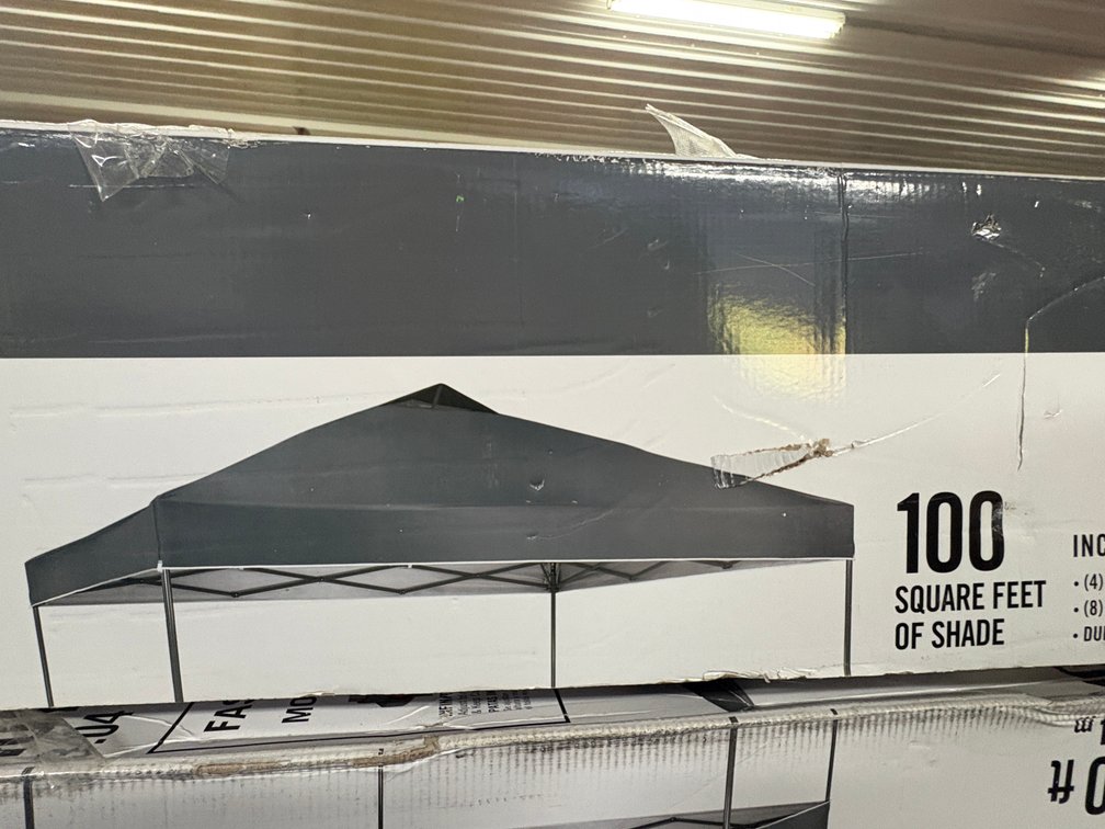 Everbilt 10' X 10' Gray Instant Canopy