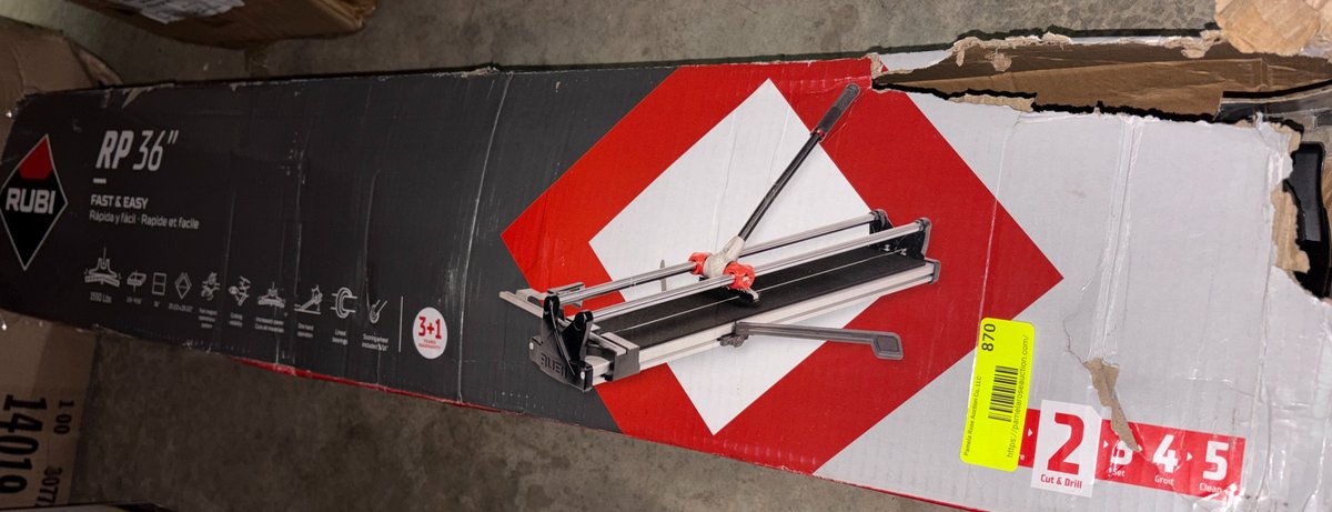 Rubi 36" Manual Tile Cutter