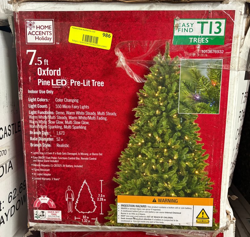 Home Accents Holiday 7.5 ft Tree