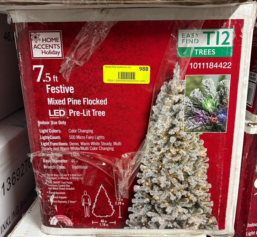 Home Accents Holiday 7.5 ft Pine Tree