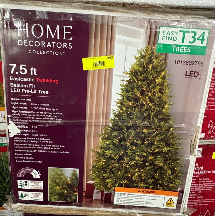 Home Decorators 7.5 ft Pre-Lit Tree