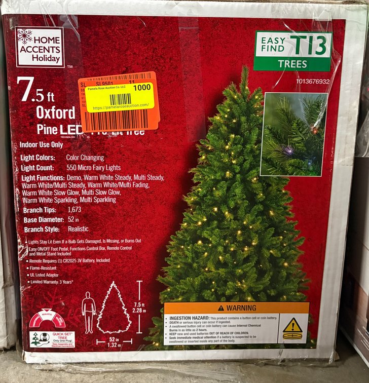 Home Accents Holiday 7.5 ft Pine Tree
