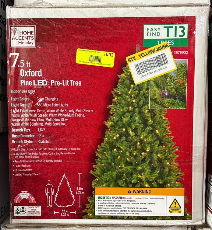 Home Accents Holiday 7.5 ft LED Tree