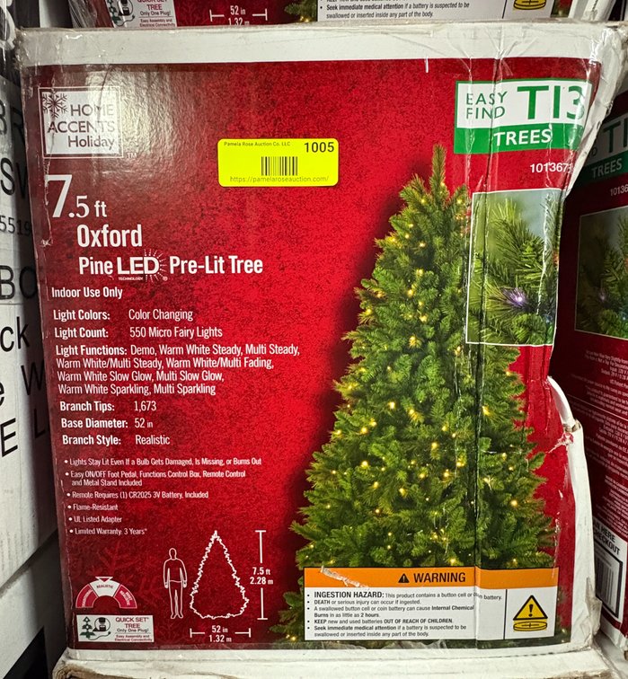Home Accents Holiday 7.5 ft Tree