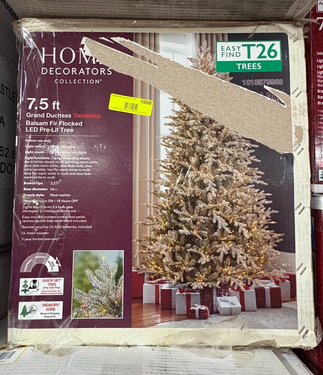 Home Decorators 7.5 ft Pre-Lit Tree