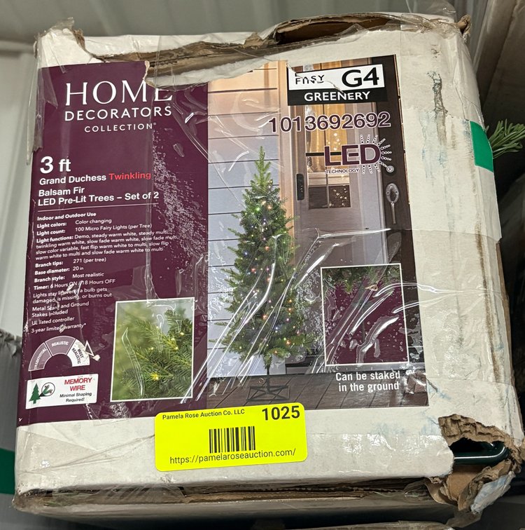 3 ft Grand Duchess Twinkling Balsam Fir Pre-Lit Christmas Trees