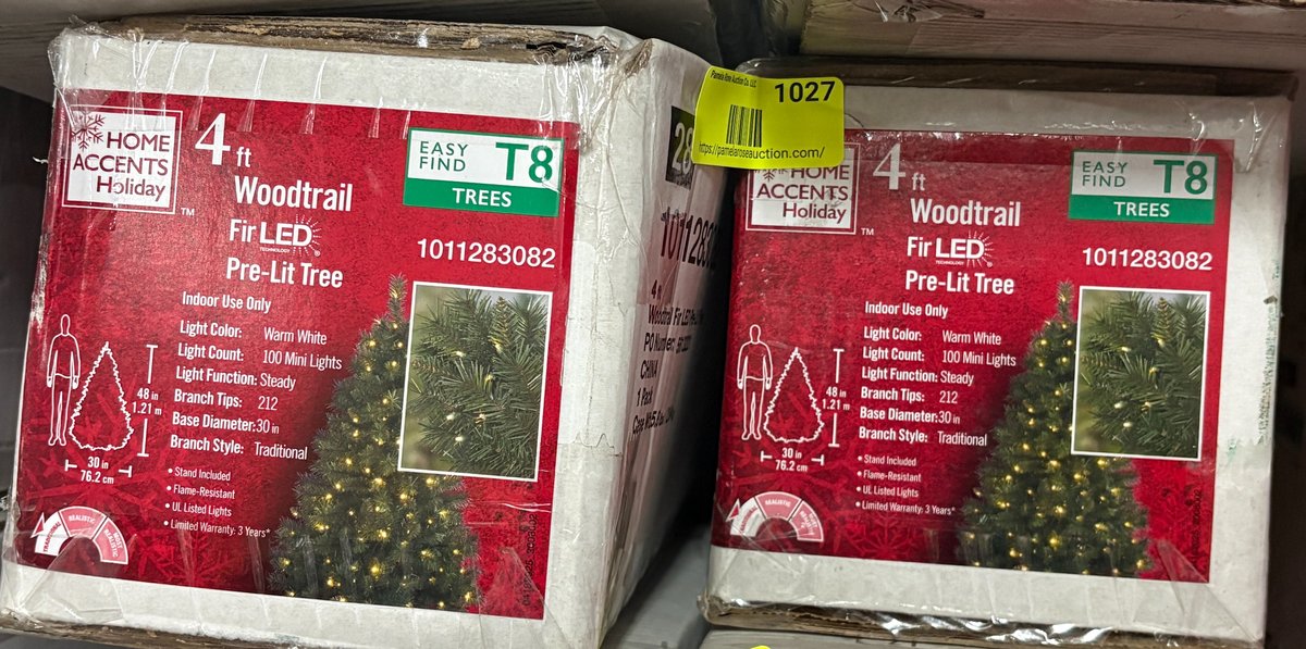 (2) Home Accents Holiday 4 ft Trees