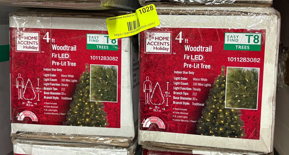 (2) Home Accents Holiday 4 ft Trees