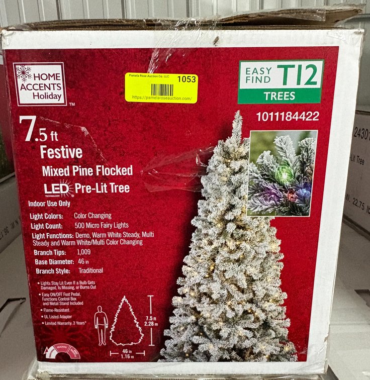 Home Accents Holiday 7.5 ft Tree