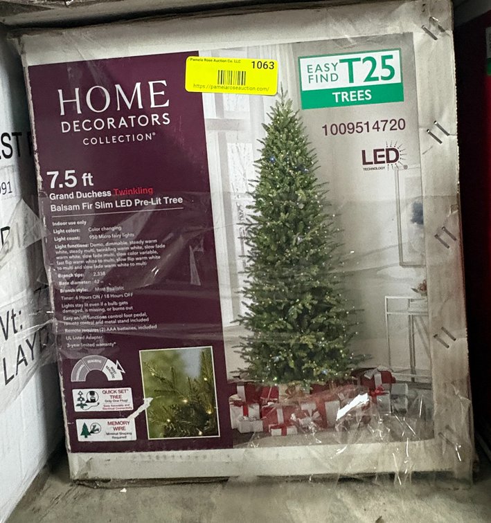 Home Decorators 7.5 ft Pre-Lit Tree
