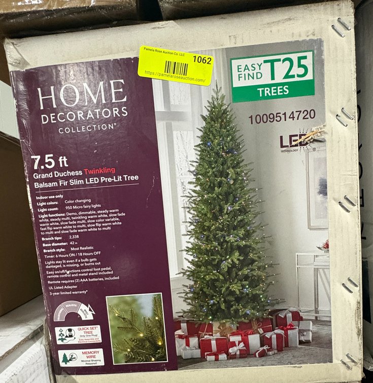 Home Decorators 7.5 ft Pre-Lit Tree