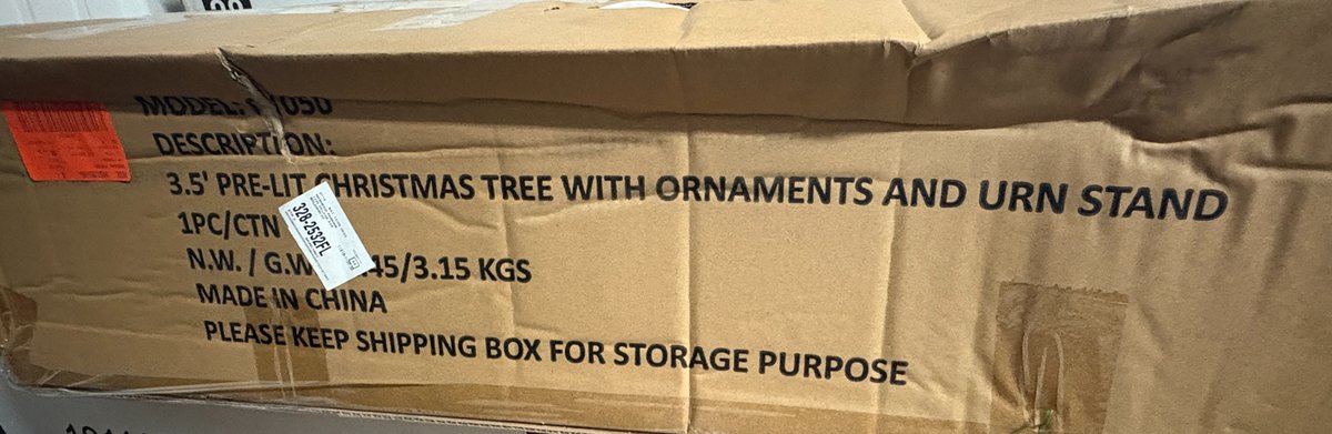 3.5 Ft Pre-Lit Christmas Tree