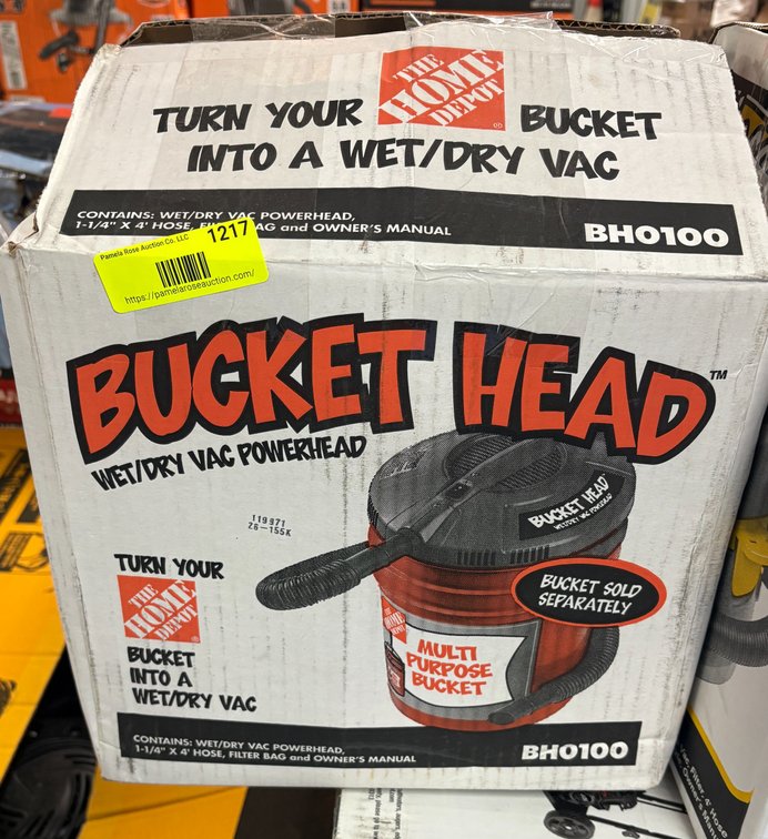 Bucket Head Wet/Dry Vac Powerhead