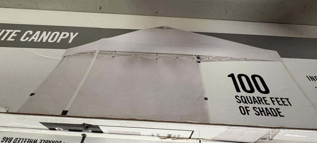 Everbilt 10' X 10' White Commerical Grade Canopy